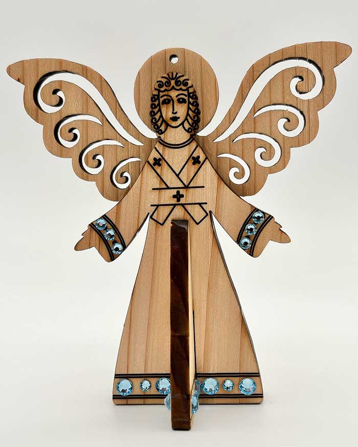 wooden angel