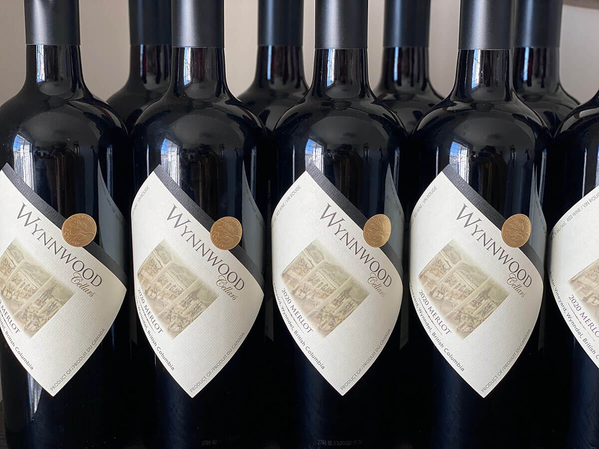 bottles of Merlot from Wynnwood Cellars